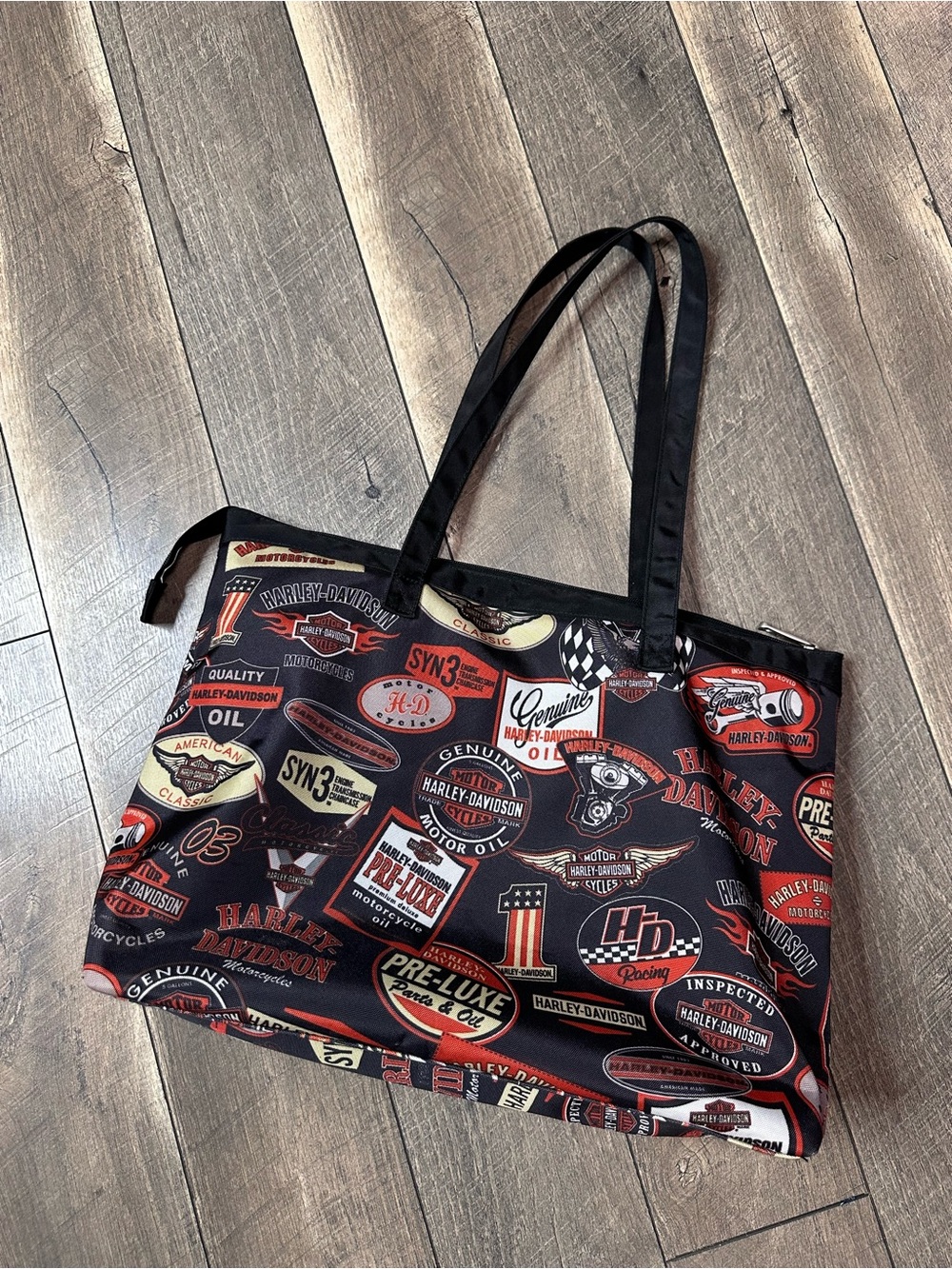 Harley-Davidson Vintage Lined Tote